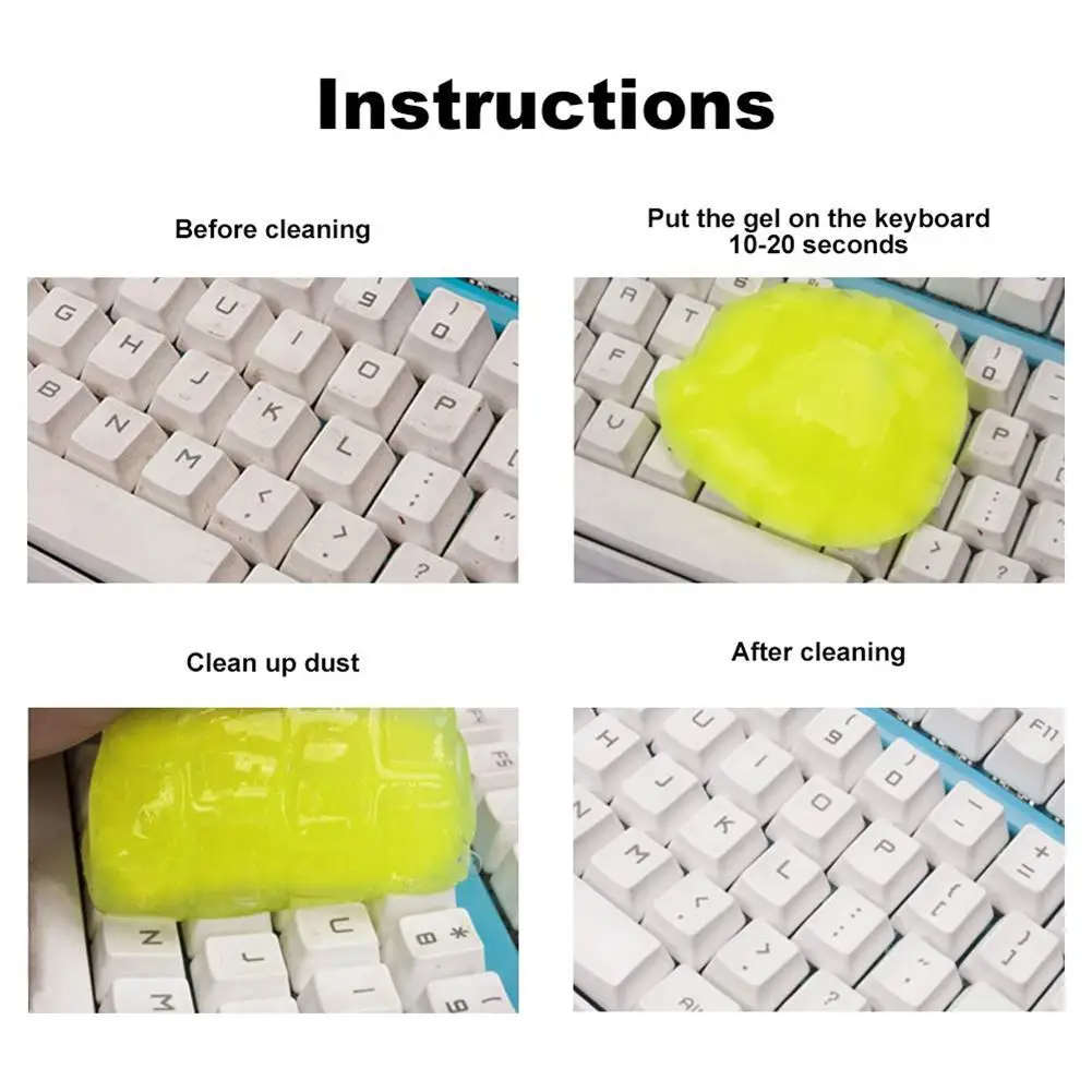 5 шт. Авто вентиляционное отверстие чистящий гель пыль вентилятор клавиатура ПК