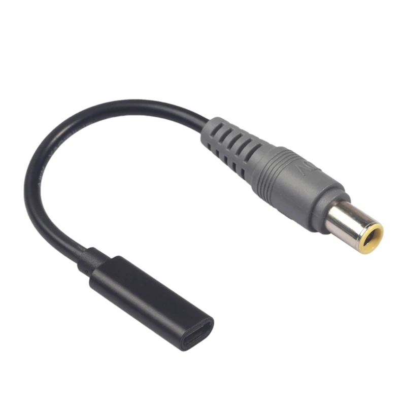 

Type-C Female to 7.9mm Male Power Cable Adapter for Le-novo Thinkpad Laptop Line