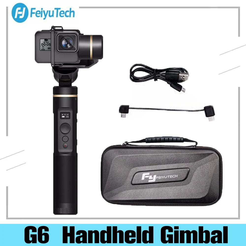 FeiyuTech Feiyu G6 ручной 3 осевой и портативный монопод с шарнирным замком Камера