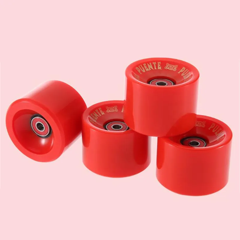 4 шт. колесо для Лонгборда + фотоподшипник 70 мм 51 шина скейтборда abec9 608 подшипники