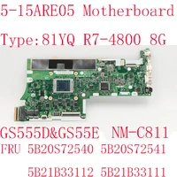 5 15are05 motherboard for ideapad 5 14are05 laptop 81yq 5b20s72540 5b20s72541 5b21b33112 5b21b33111 gs555dgs55e nm c811 r7
