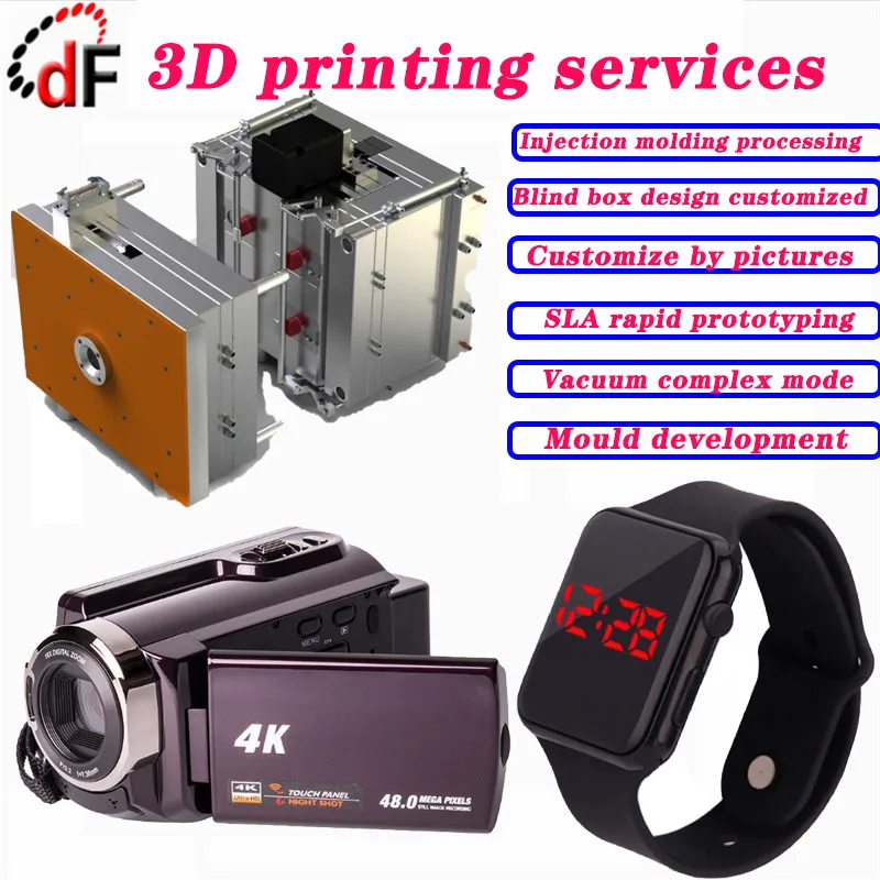 Custom Good Design 3D Printing/Vacuum Casting ATM Bezel Plastic Prototype Sheet metal bending FDM PLA Hi-speed CNC machining |