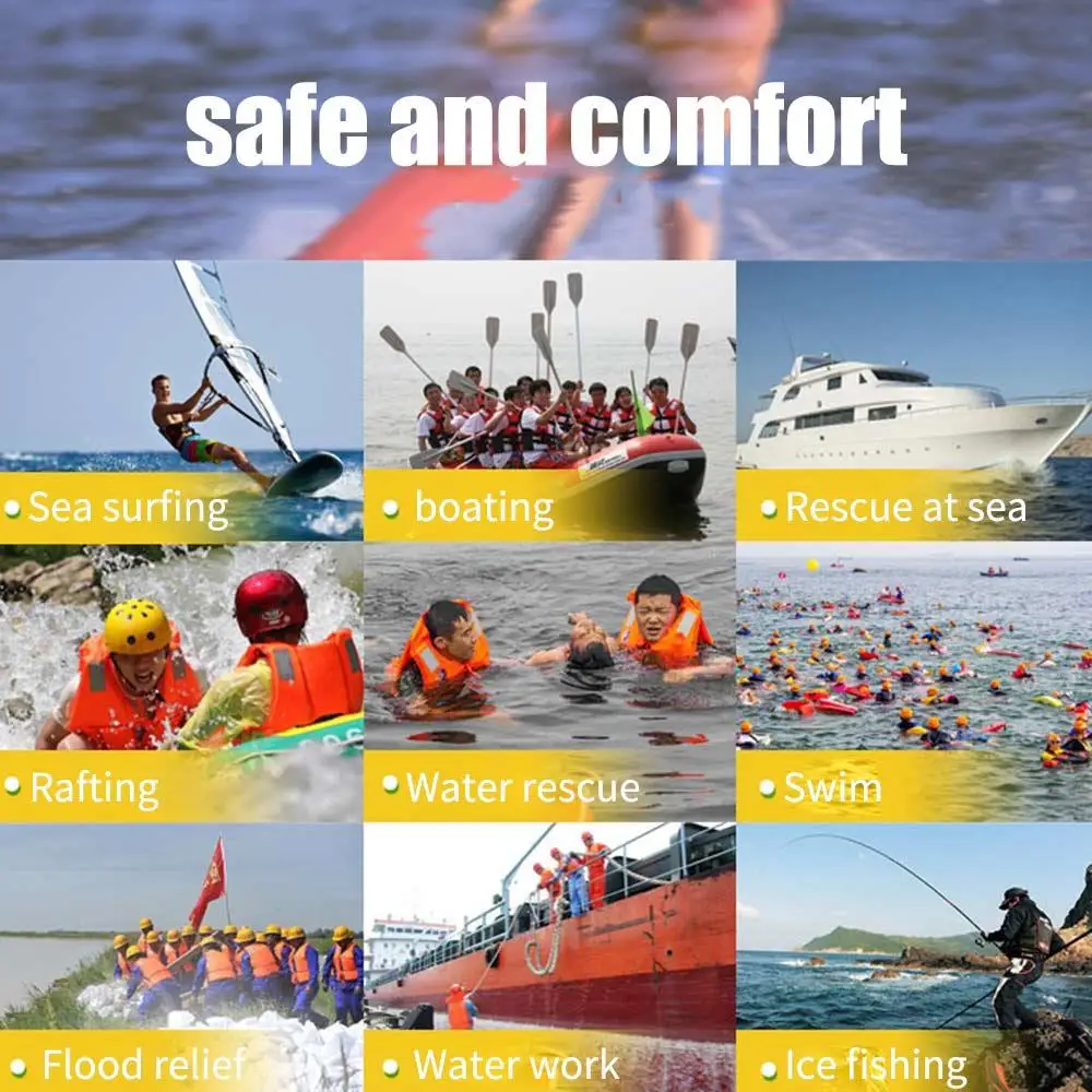 Рыболовный жилет прочный съемный для взрослых из неопрена спасения плавучести