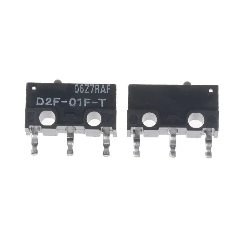 

2Pcs Original OMRON Mouse Micro Switch D2F-01F-T Gray Dot for Logitech RAZER 19QA