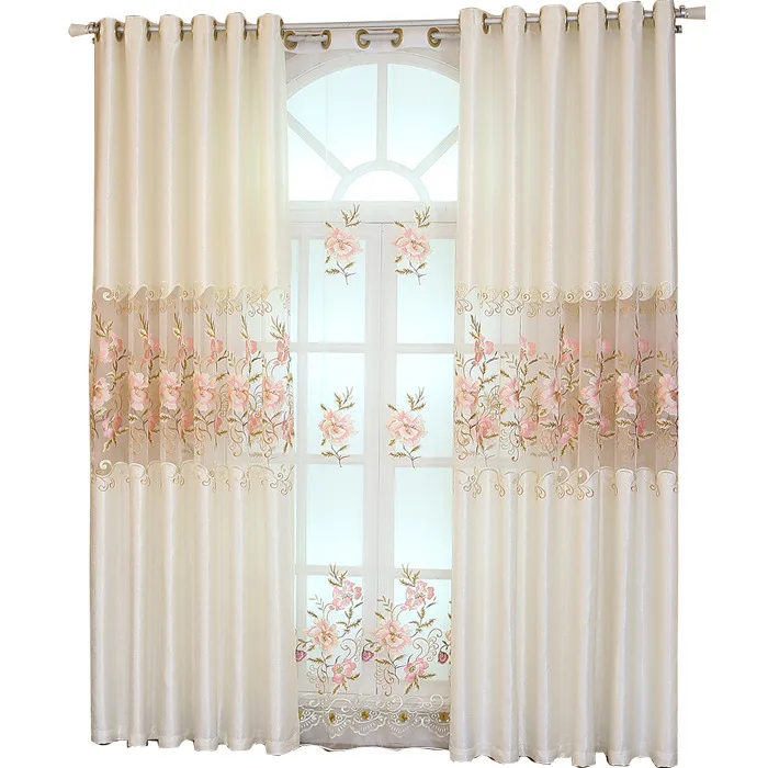 Занавески Из ткани Прямая поставка с завода европейские молочно-белые полые