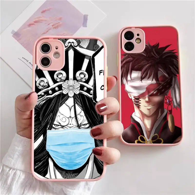 

Jack the Ripper Shuumatsu no Valkyrie Phone Case For iphone 13 12 11 xr xs x 7 8 pro max Light pink Soft TPU Silicone Clear Case