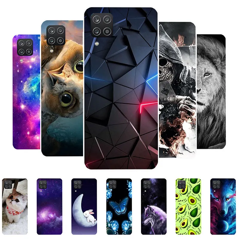 

For Samsung Galaxy F12 Case Silicone Back Cover Phone Case For Samsung F12 TPU Cool Funda for Galaxy F12 F 12 F127 Soft Cases