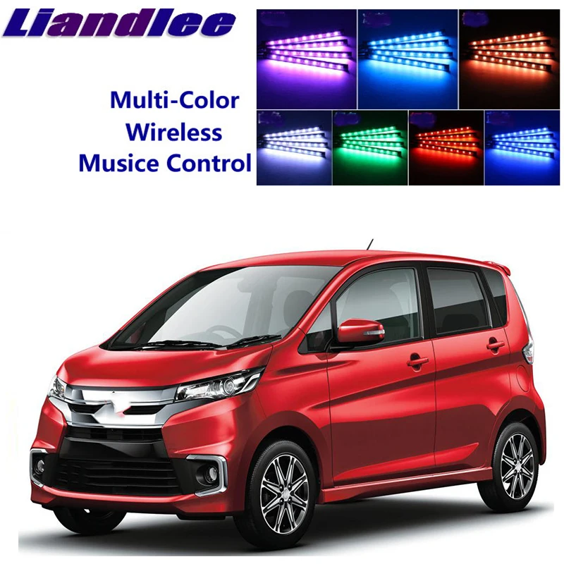 

LiandLee декоративный автомобильный светильник для салона, комнатный неоновый светильник для Mitsubishi eK на заказ