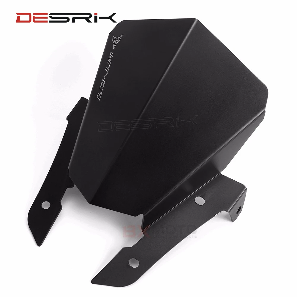 

Aluminum Windscreen For Yamaha MT07 MT-07 2013 2014 2015 2016 2017 Motorcycle MT 07 Windshield Motorbike Wind Protection Black