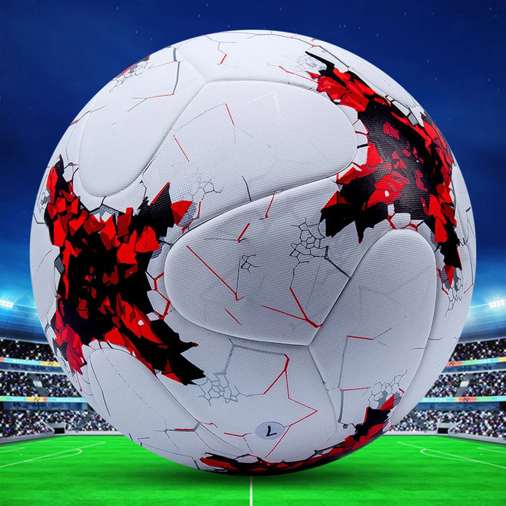 Профессиональный бесшовный футбольный мяч из искусственной кожи размер 5