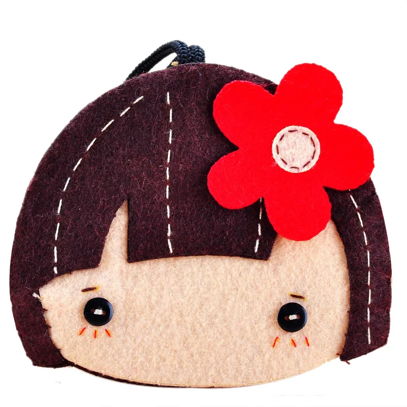 Милый женский держатель для ключей маленькой девочки кольцо украшение кулон