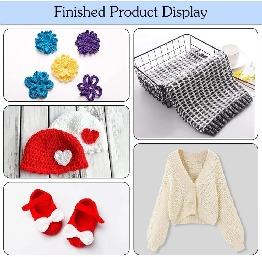 

53 PCS Crochet Marker Kit with Large Eye Plastic Needles, Stitch Marker Ring, Crochet Clips, U Shape Needles