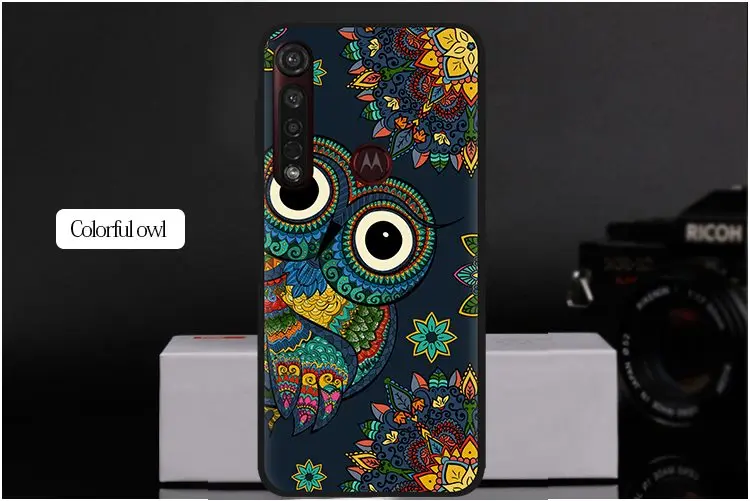 Чехол для Motorola Moto G8 Plus, мягкий матовый чехол с милыми животными и цветочным мрамором для Moto G8 play one macro, силиконовый чехол для телефона s