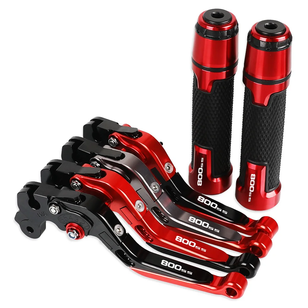 

800SS 2003 For DUCATI 800 SS Motorcycle CNC Adjustable Brake Clutch Levers Handlebar knobs Handle Hand Grip Ends FOR 800SS 2003