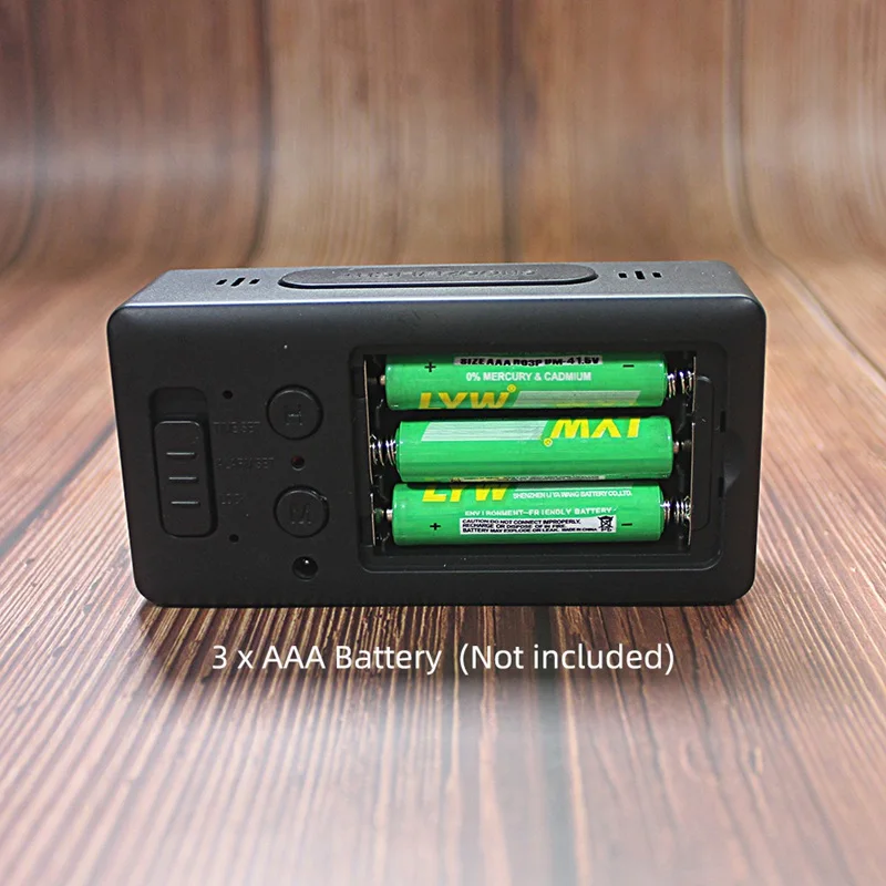 Электронный зеркальный будильник с ЖК-дисплеем цифровые настольные часы