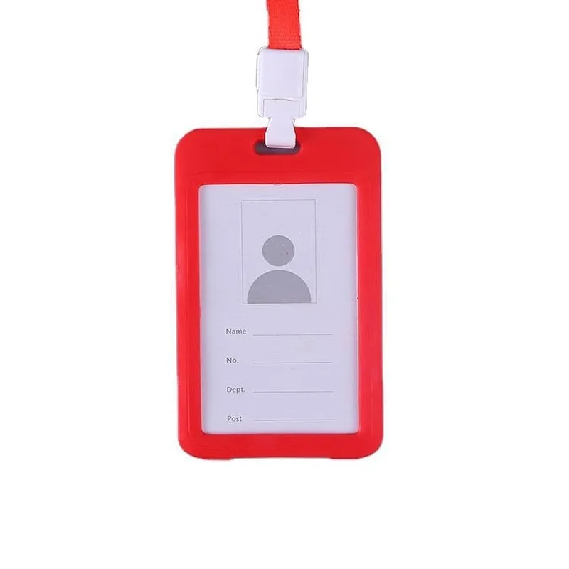 1 шт. персонала работника работы держатель для карт с ремешком на лямке вокруг шеи