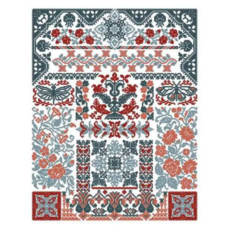 

Наборы для вышивки «Роза и стрекоза» 11CT 14CT 18CT