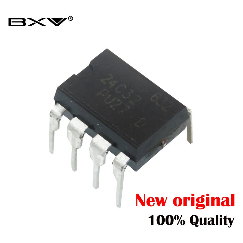 (10 шт.) AT24N32 AT24C32N 24C32N 24C32 DIP-8 EEPROM (4096x8) 32K 1,8-5,5 Новый оригинал