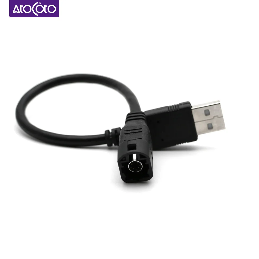 Автомобиль Радио USB Интерфейс PlugTransfer кабель для VW RCD510 RCD300 компакт диска 4 Pin смены