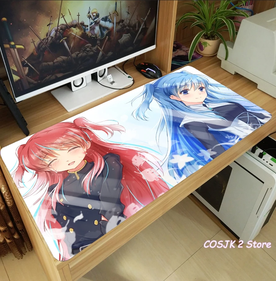 anime shuumatsu nani shitemasu ka chtholly nota seniorious mouse pad thicken laptop gaming mice mat mat anti slip playmat gifts free global shipping