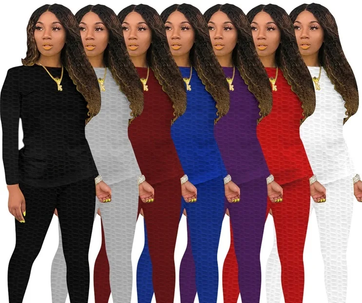 

Оптовая продажа дамы костюм сексуальное платье с длинным рукавом однотонные Цвет в клетку размера плюс осень женский комплект из двух пред...