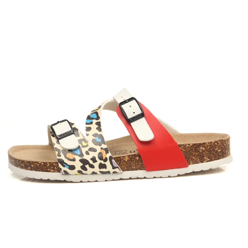 Модные тапочки COSMAGIC из пробки с принтом новинка 2021 летние женские пляжные