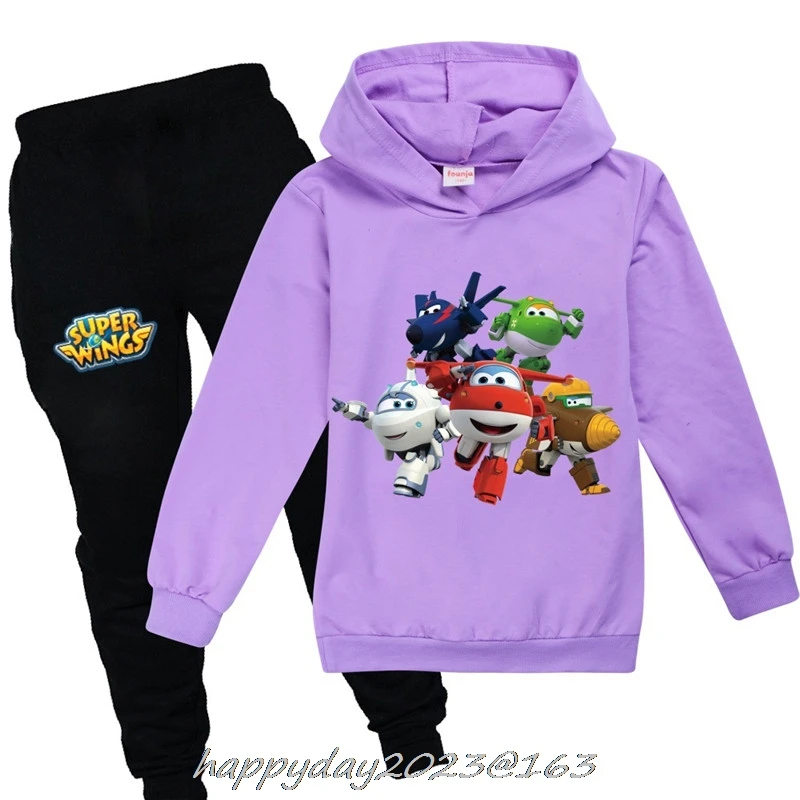 Детские комплекты От 2 до 15 лет наряды с длинным рукавом и супер крылышками для