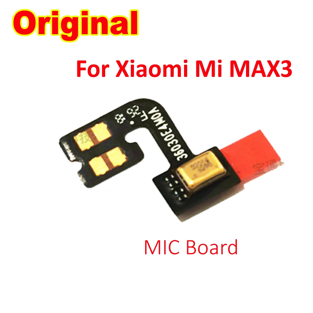 Оригинальный гибкий кабель для микрофона разъем платы Xiaomi Mi Max 3 Max3 подключение