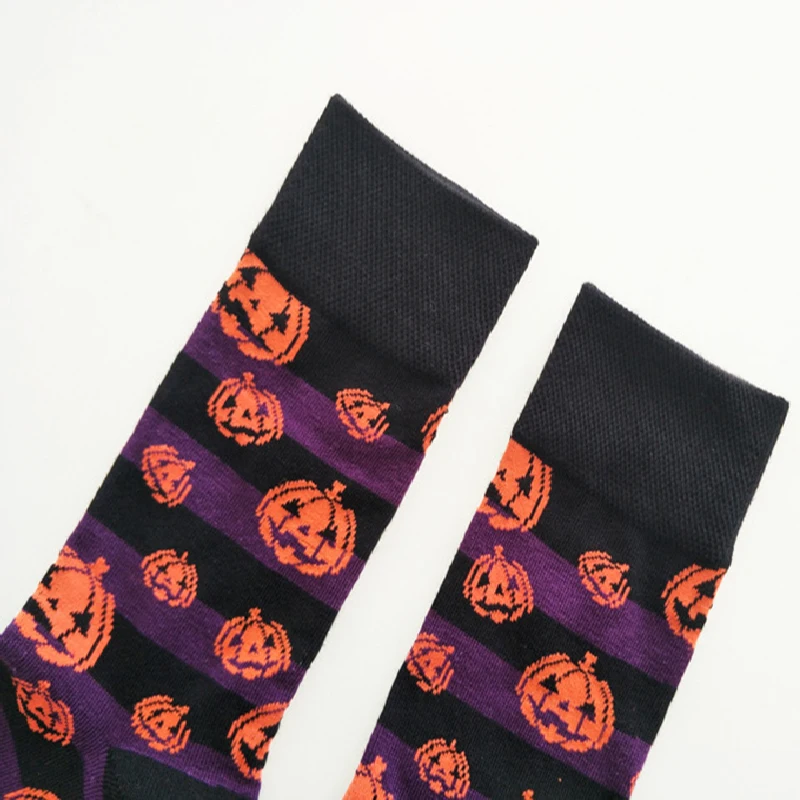 

Unisex Cotton Crew Sock Knee-High Socks Cartoon Socks Hosiery Bats Pumpkin Halloween Cosplay Casual Funny Socks Autumn Winter