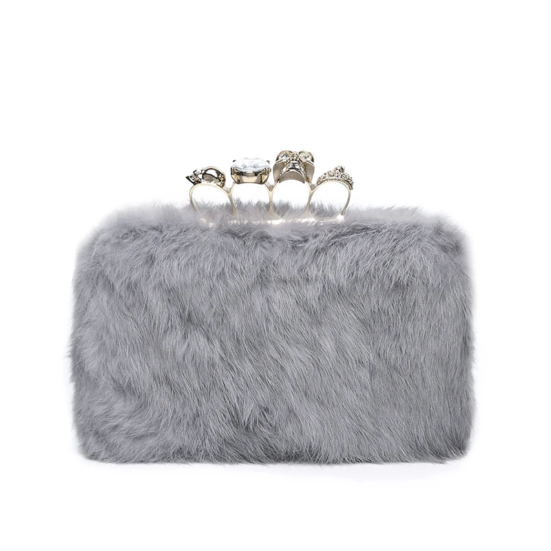 Вечерние сумки для женщин новинка 2018 года осенняя модель искусственные волосы