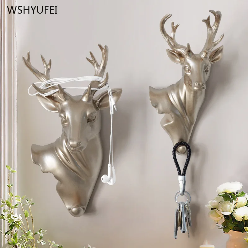 Настенный крючок держатель для сумок декоративный креативная модель из смолы