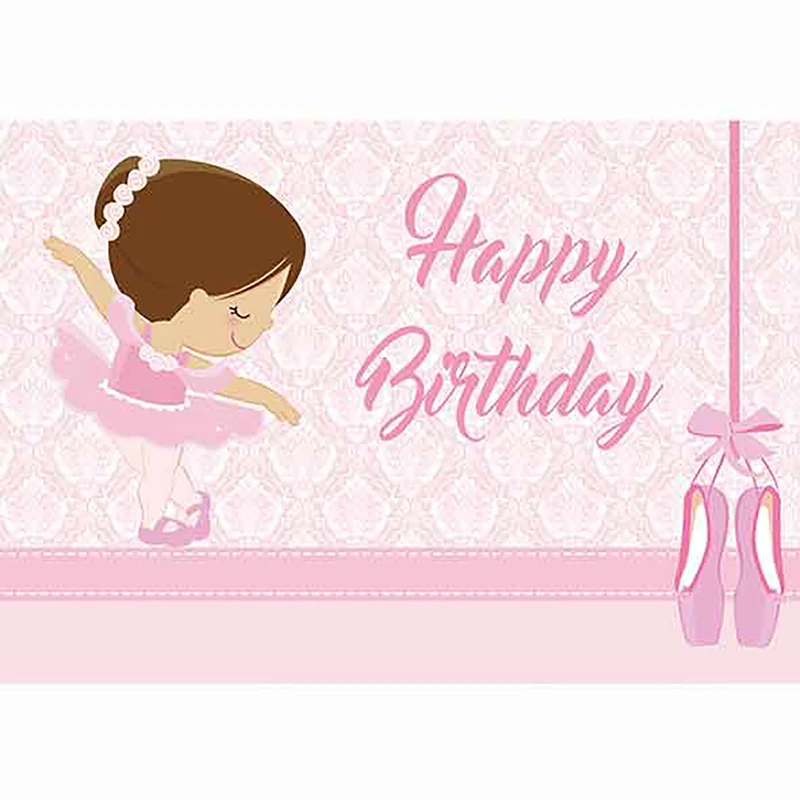 Allenjoy балетки Фоны для фотостудии в полоску розового цвета с золотой С Днем