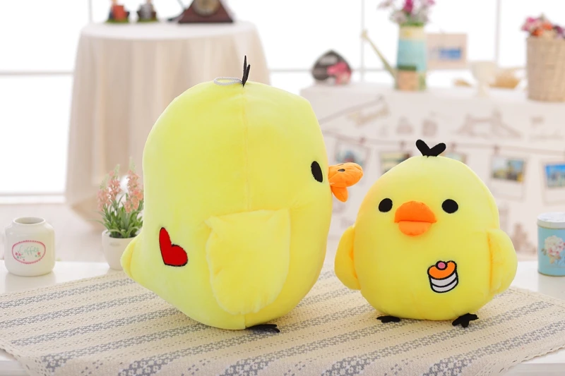 Большой размер Kawaii Rilakkuma Kiiroitori плюшевая анимэ Кукла мультфильм маленький желтый цыпленок Мягкие игрушки Подушка красивые подарки