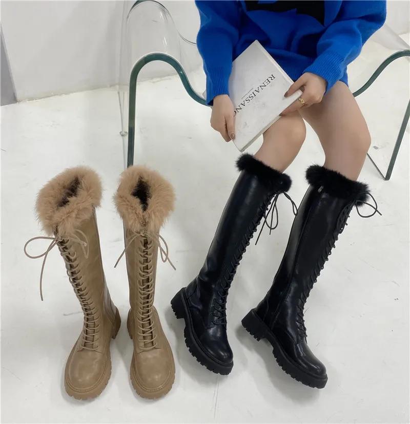 

Женские резиновые сапоги, сапоги из искусственной кожи на среднем каблуке