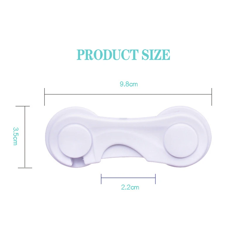 

3Pcs Child Safety Protection, Anti-clamped Hand Safety Lock Baby Safety Drawer Lock Baby Protection Refrigerator Lock