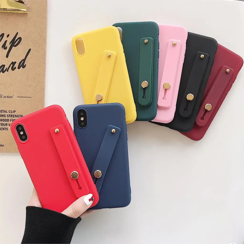 Силиконовый браслет на запястье для телефона XIAOMI Pocophone F1 Mi6X 5X Play A1 A2 Redmi 5 Plus 5A 6A 4X