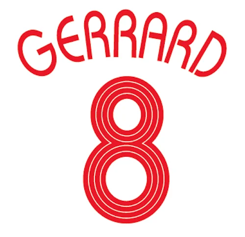 2008 г. НАМА UCL Champions #8 Gerrard #14 Alsonso #9 Fowler тепловая печать футбол|Заплатки| |