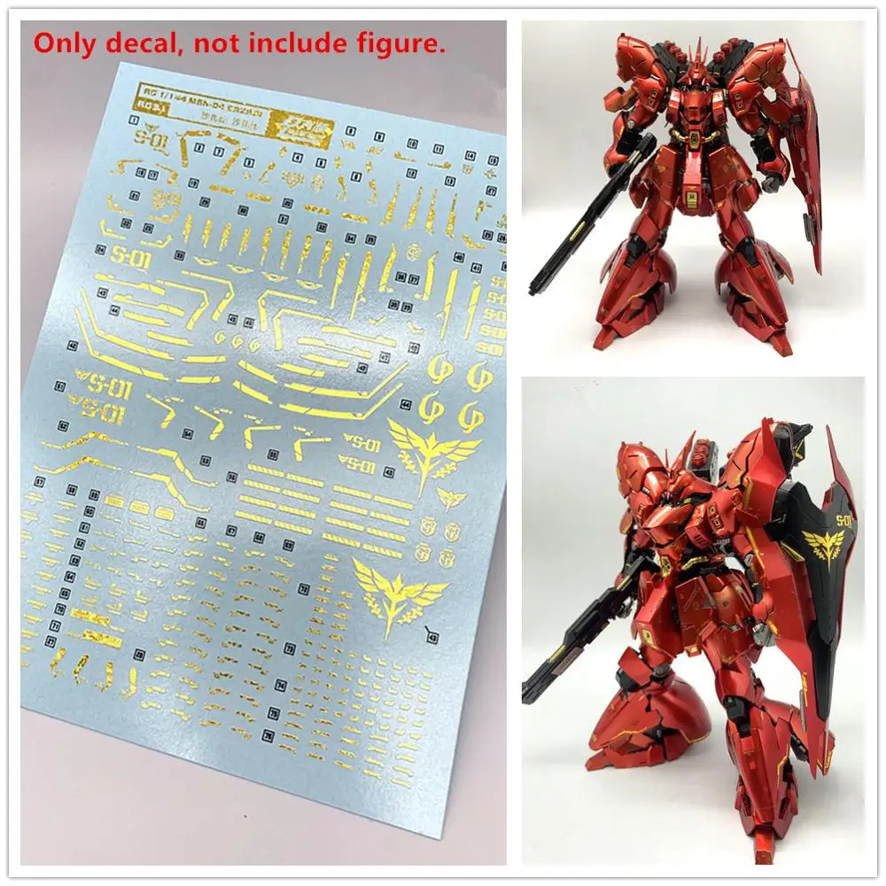 

Высококачественная бронзовая наклейка d. L для RG 1/144 MSN-04 Sazabi RG31 DL169