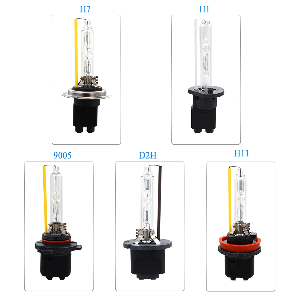 HIDLT 35 Вт HeartRay Xenon HID набор ламп H1 H3 H7 H11 9005 9006 9012 D2H 4500K 5500K 6500K Автомобильный свет Hylux 2A88