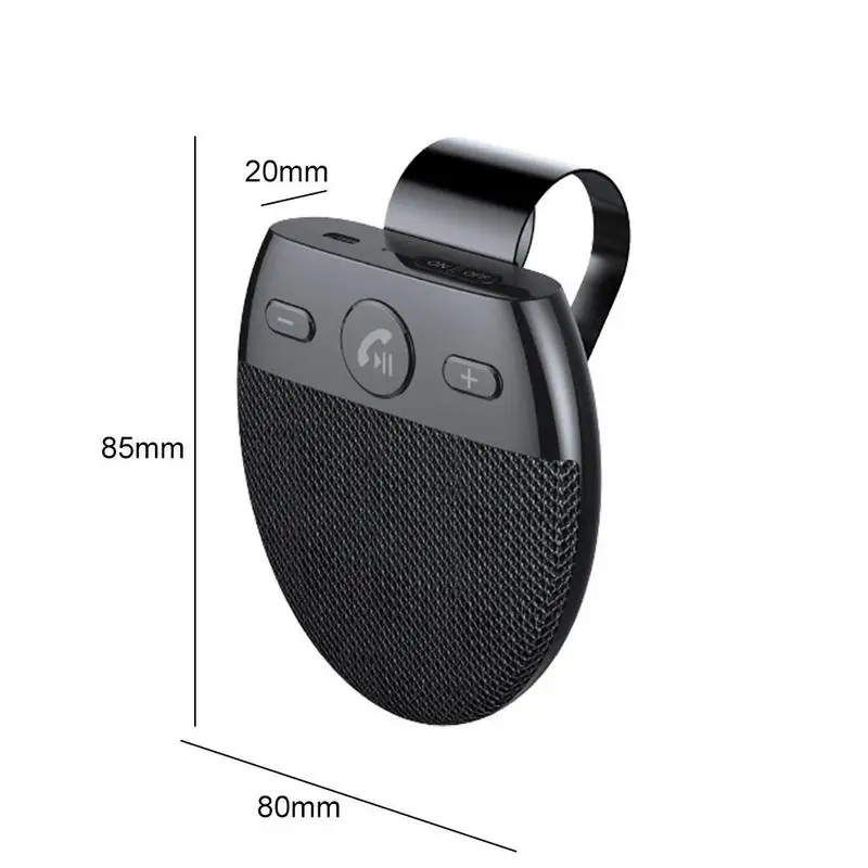 

Car Bluetooth-compatible V5.0 Wireless Vehicle Speakers Handsfree Visor Speakerphone Hands-free Car Sun Car Accessorie