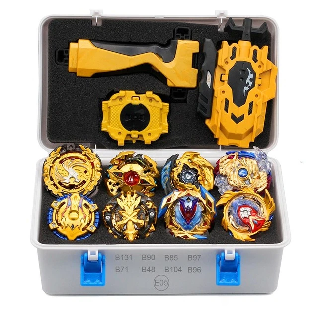Золотой Takara Tomy Gyro Burst пусковое устройство Bayblade B135Arean набор лезвия игрушка для