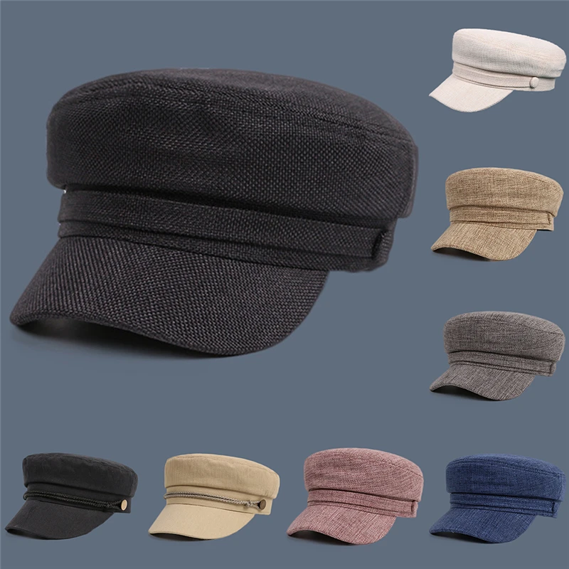 

2020 New Fashion Retro Beret Cap Women Plain Solid Octagonal Newsboy Cap Vintage Painter Artist Female Beret