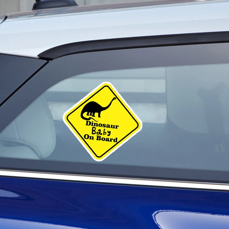 

Vinyl Car stickers Decals Motorcycle Accessories Car-Window Decorative Goods PVC Cute baby dinosaur 15cmx15cm