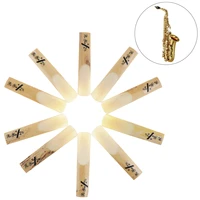10pcs tenor bb saxophone sax bamboo reeds 2 12 strength 2 5 for saxophone for beginners professional performance