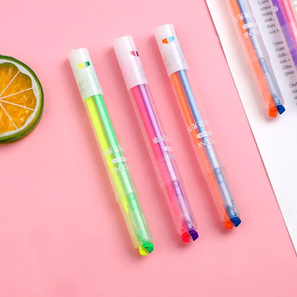 3 шт./компл. 6 цветов флуоресцентная ручка многофункциональная маркерная для