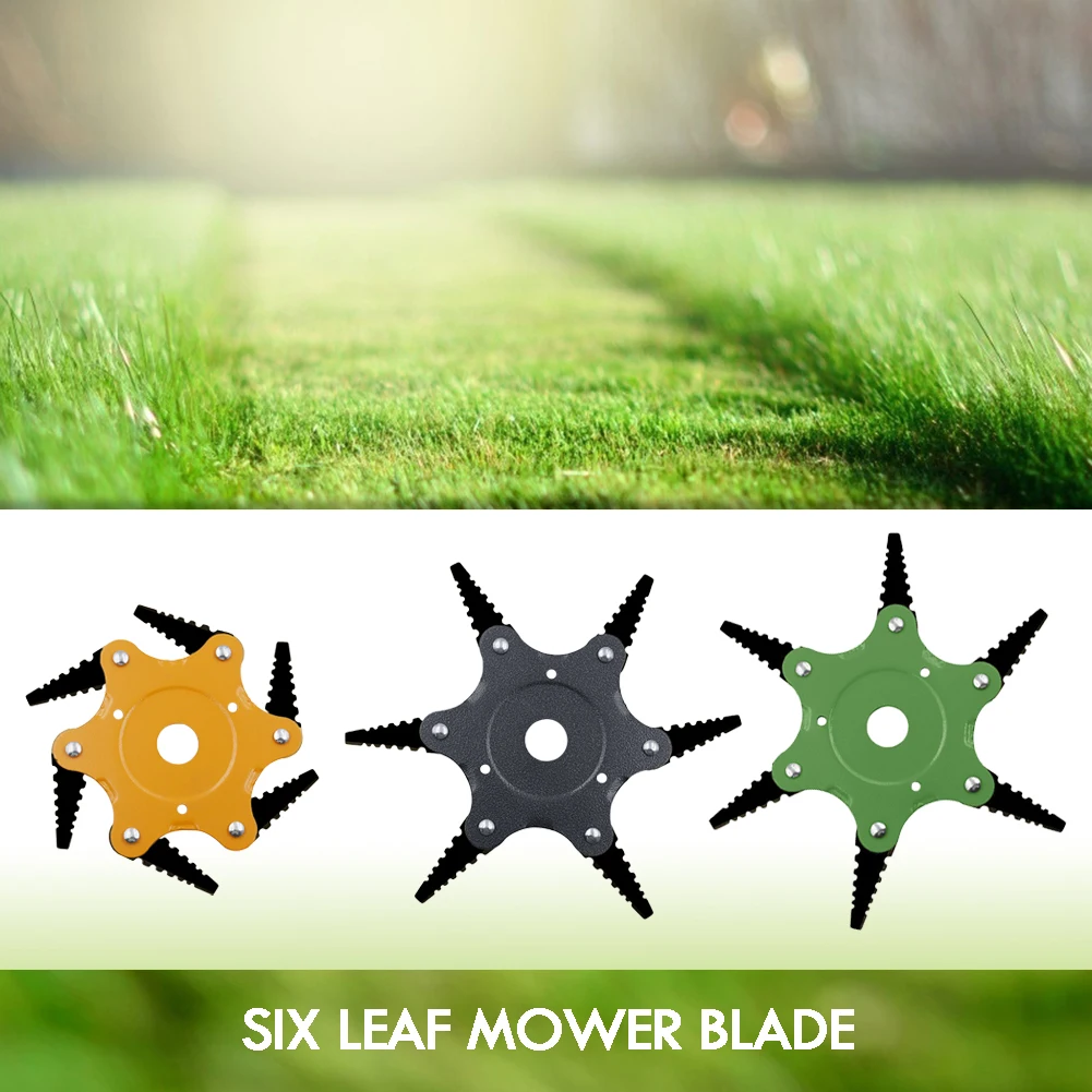 

Steel Wire 6 Teeth Grass Brush Cutter Trimmer Head Dust Rusting Removal Grass Tray Plate for Cleaning Polishing Accessories