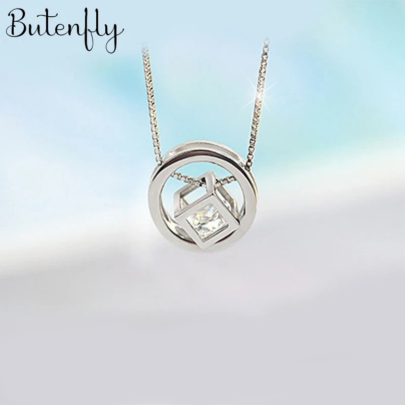 Модное Длинное Ожерелье-кубик с подвеской для женщин чокер ожерелья праздничное