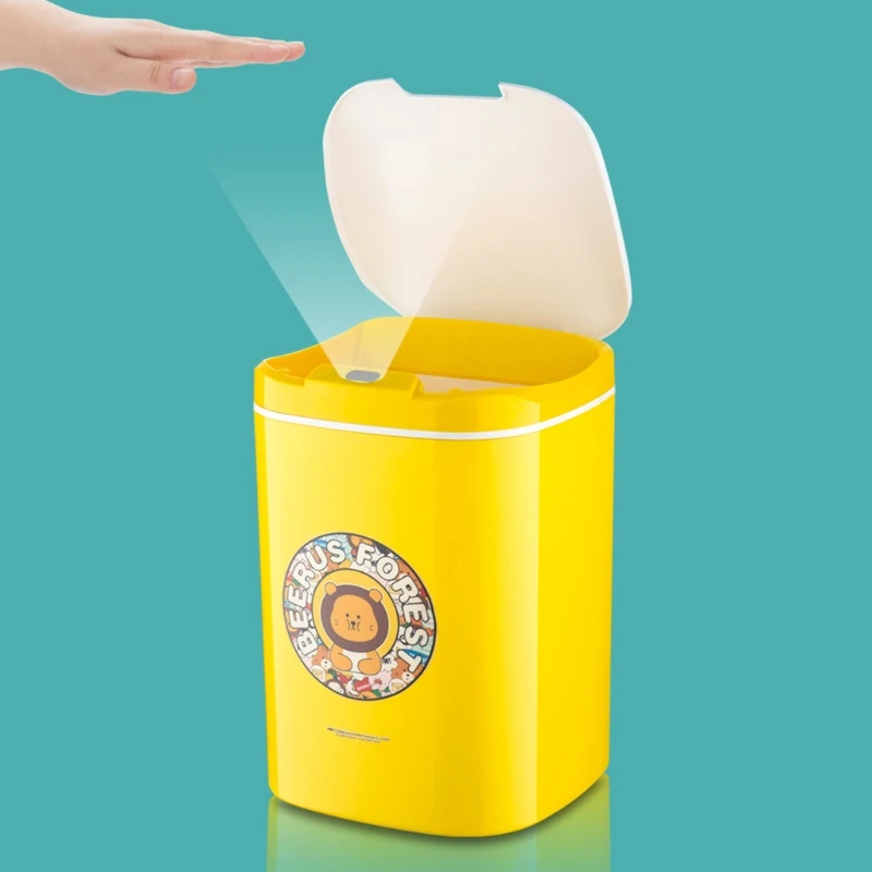 

Electric Intelligent Automatic Induction Touchless Infrared Motion Sensor Rubbish Trash Can Smart Waste Bins Garbage Basket