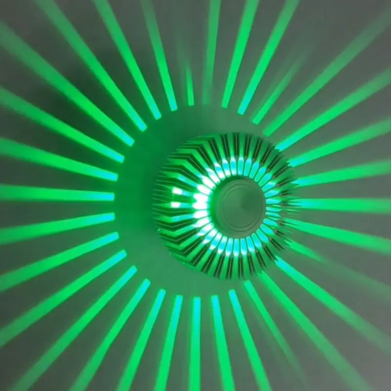 Современный светодиодный потолочный светильник RGB, 3 Вт, 7 Вт, 9 Вт, 12 Вт, настенный светильник, художественная галерея, украшение, передняя Балконная лампа, светильник для крыльца, коридоров - Цвет корпуса: Green