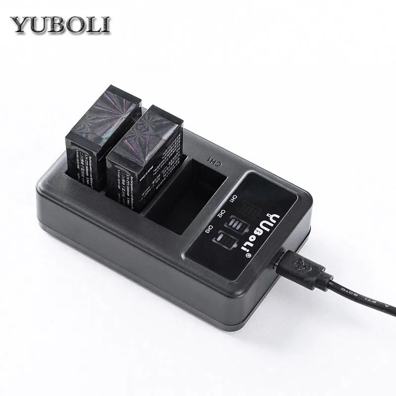 3 7 v 1600 мАч экшн камеры Go Pro Hero + gopro3 gopro hero батарея с чехол ЖК дисплей DUAL USB